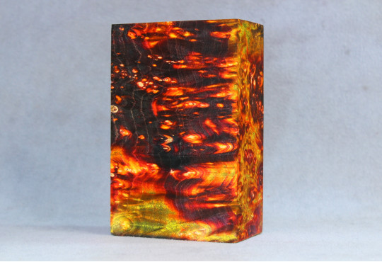 Stabilized Maple Burl Wood Mod Block